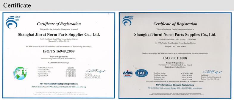 Shanghai Jinrui Norm Parts Supplies Co.,ltd